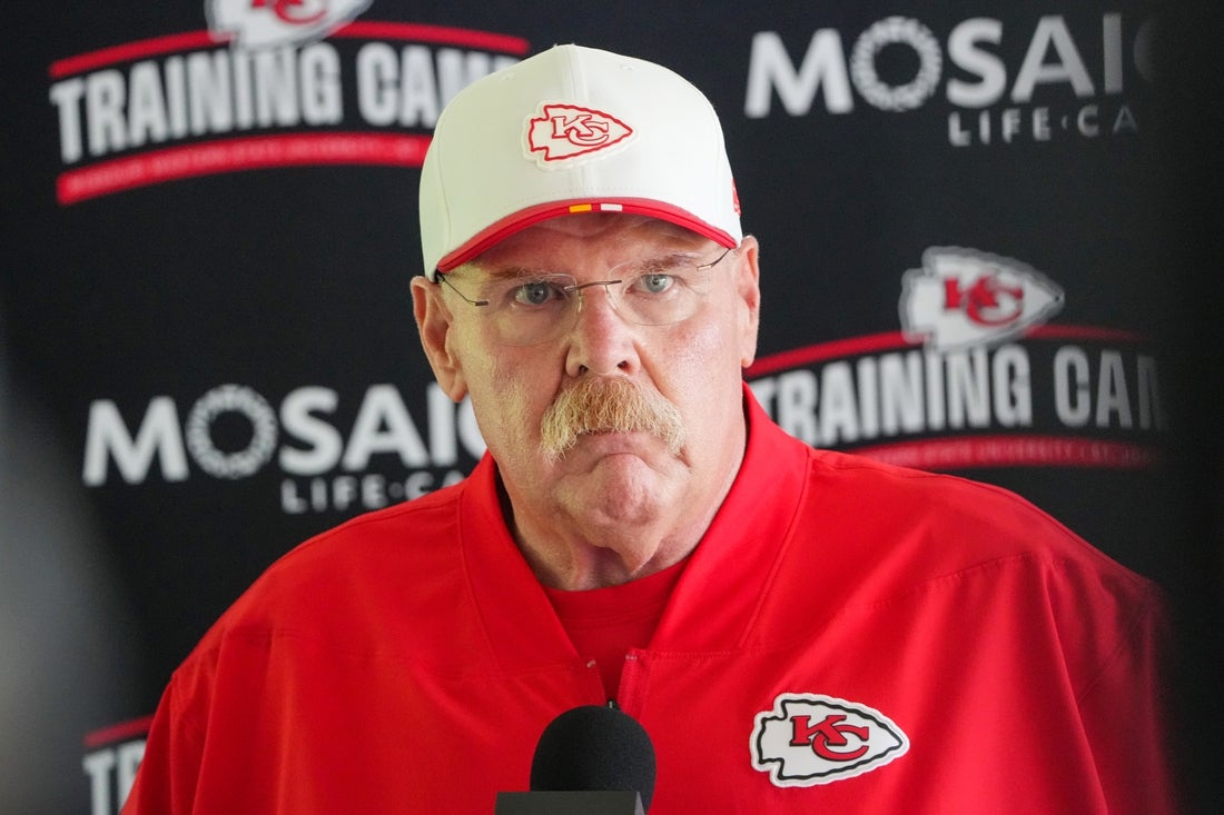 Report: Bullet shot into Andy Reid’s office with him inside in 2024