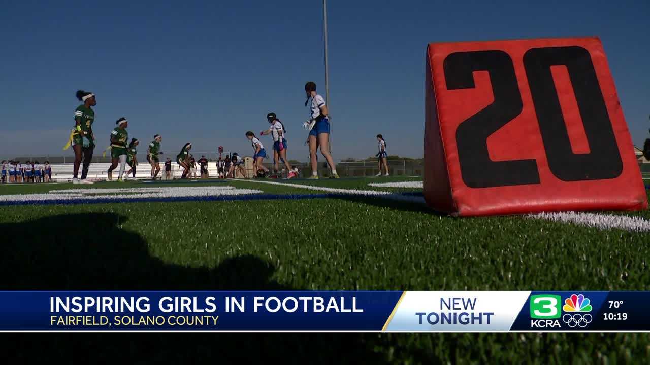  Northern California professional women’s football team inspires young athletes