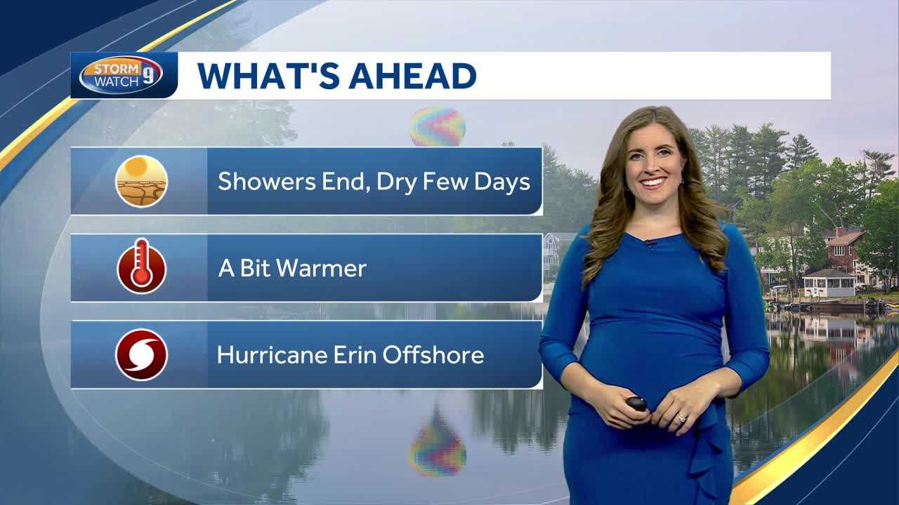 Video: Warmer weather ahead as Erin brings coastal impacts