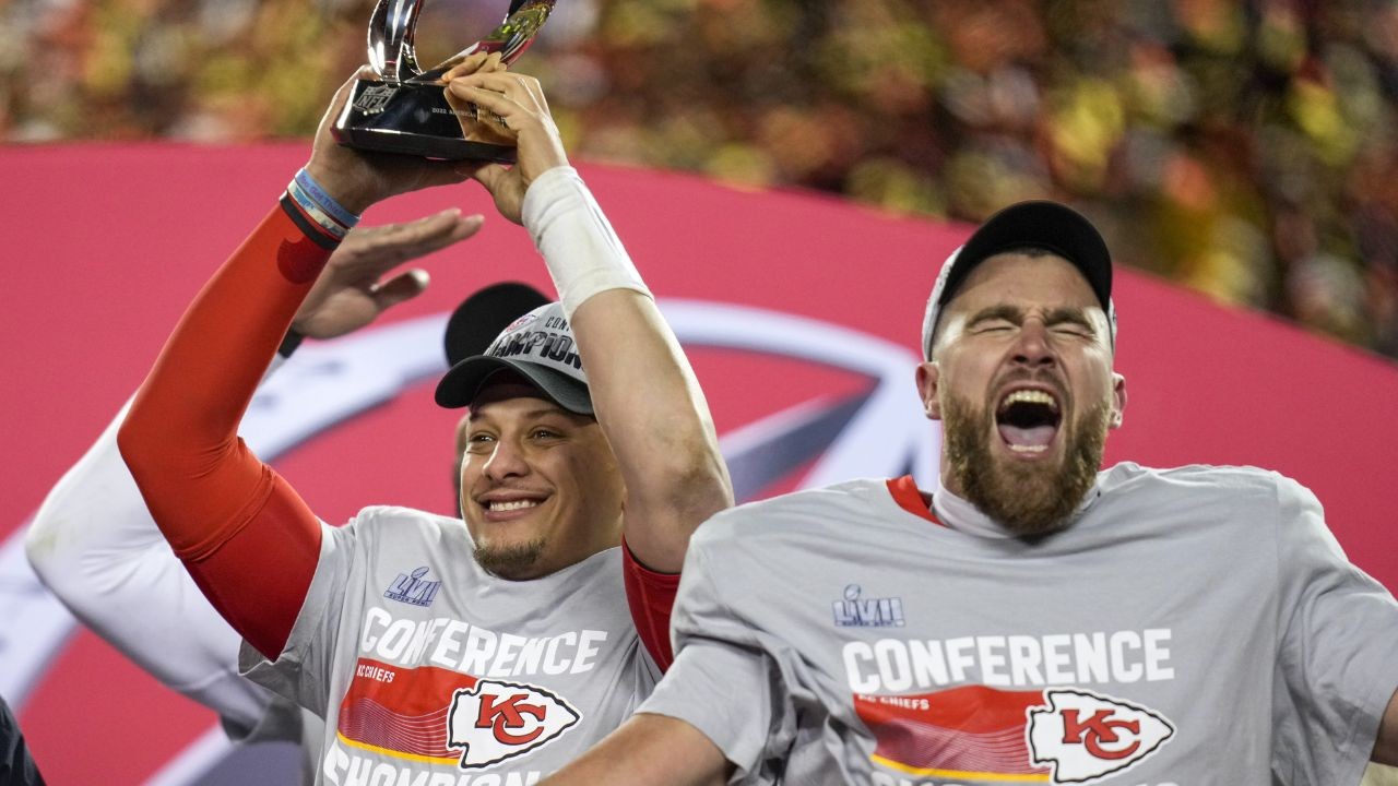 Patrick Mahomes and Travis Kelce Receive Special Message from Super Bowl LIV Champion About 1587 Steakhouse