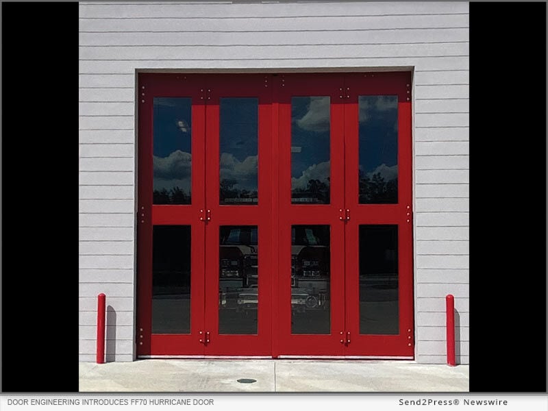  Door Engineering Introduces FF70 Hurricane Door Certified for Zones Up to 65 PSF