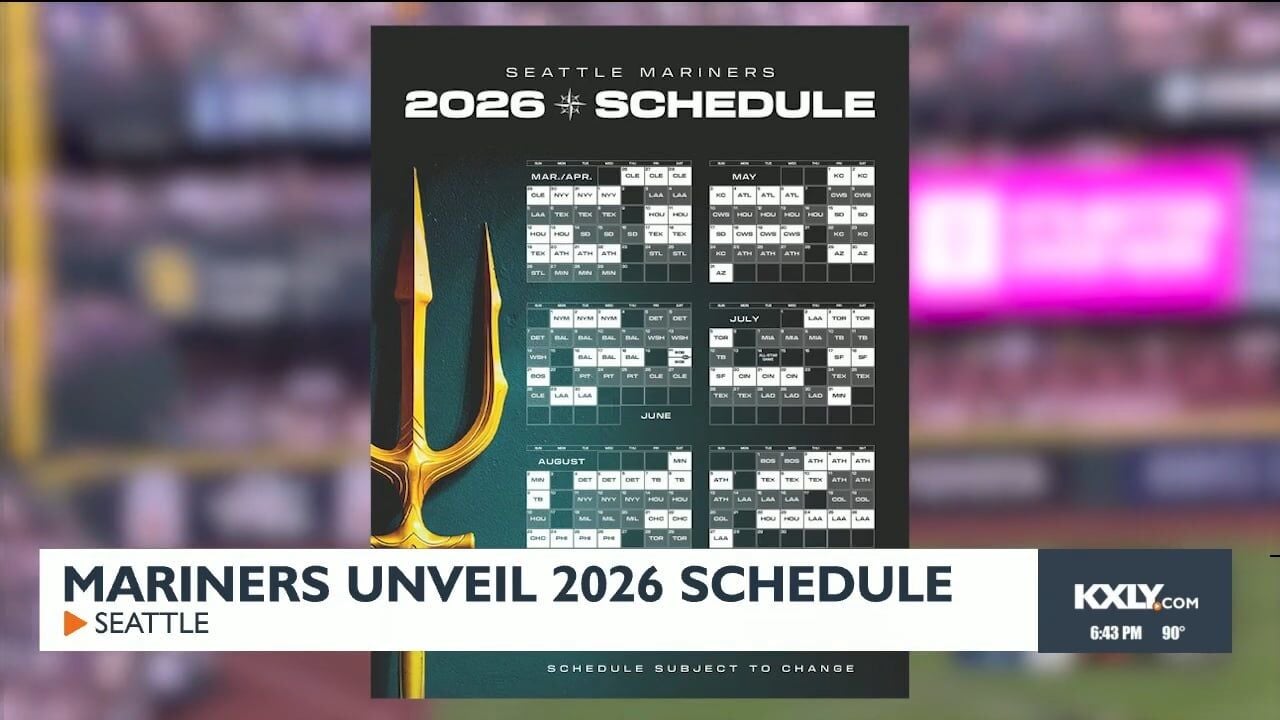 Mariners release 2026 schedule