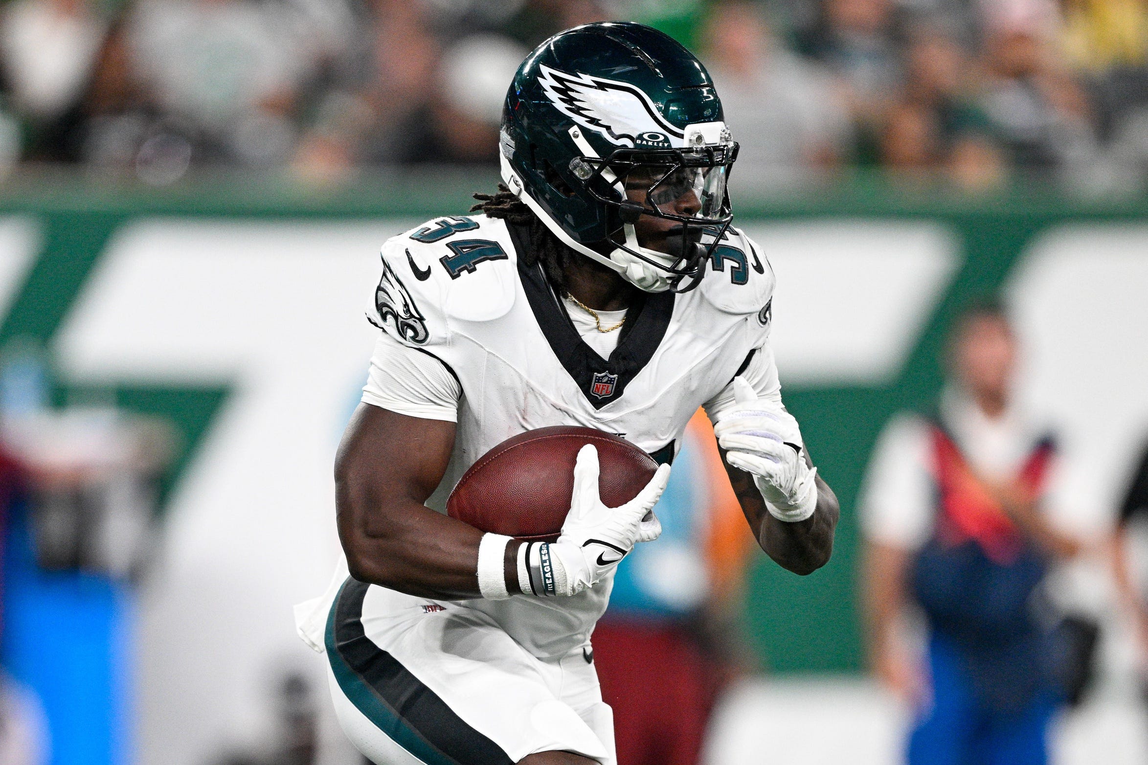  Montrell Johnson places the exclamation point on a good Eagles preseason showing