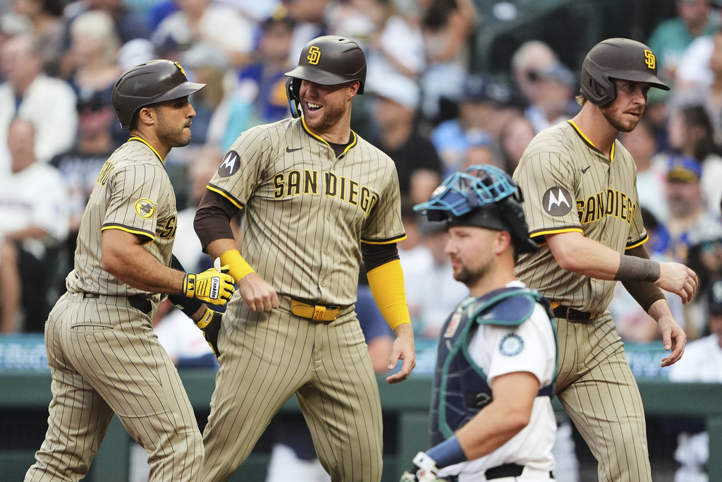 Laureano’s grand slam powers Padres past Mariners