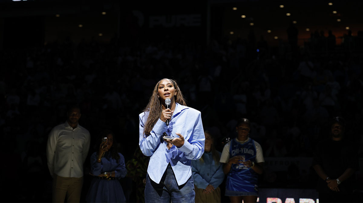 Candace Parker’s powerful message amid Sky jersey retirement