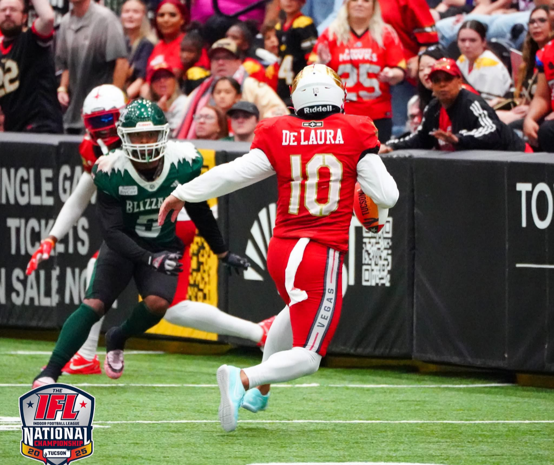 Former Arizona QB Jayden De Laura returns to Tucson, wins Indoor Football League title
