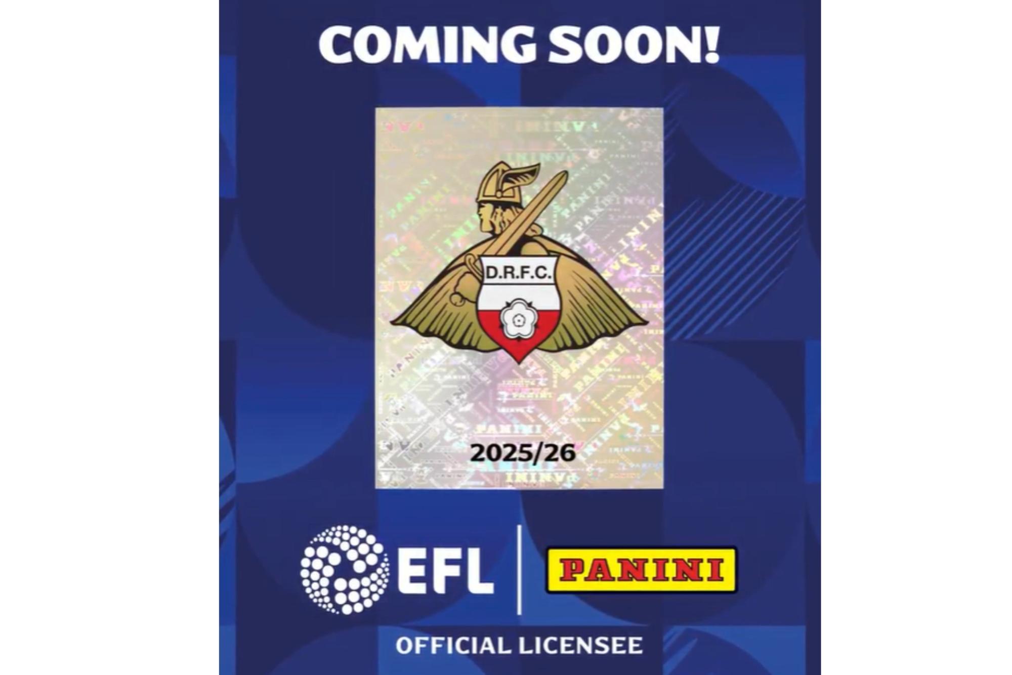 Doncaster Rovers set to feature in Panini EFL sticker collection