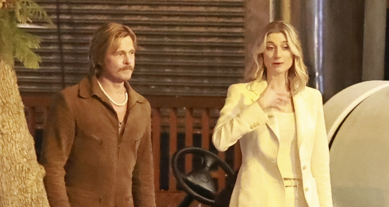 Elizabeth Debicki Seen On Set of ‘The Adventures of Cliff Booth’ with Brad Pitt for First Time!