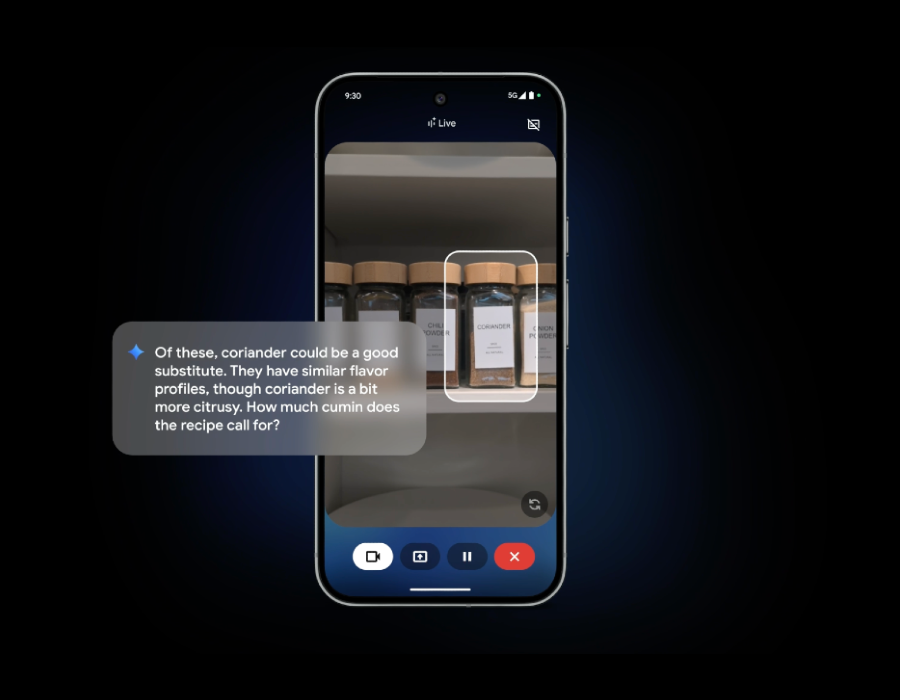  Google’s Gemini Live AI assistant will show you what it’s talking about