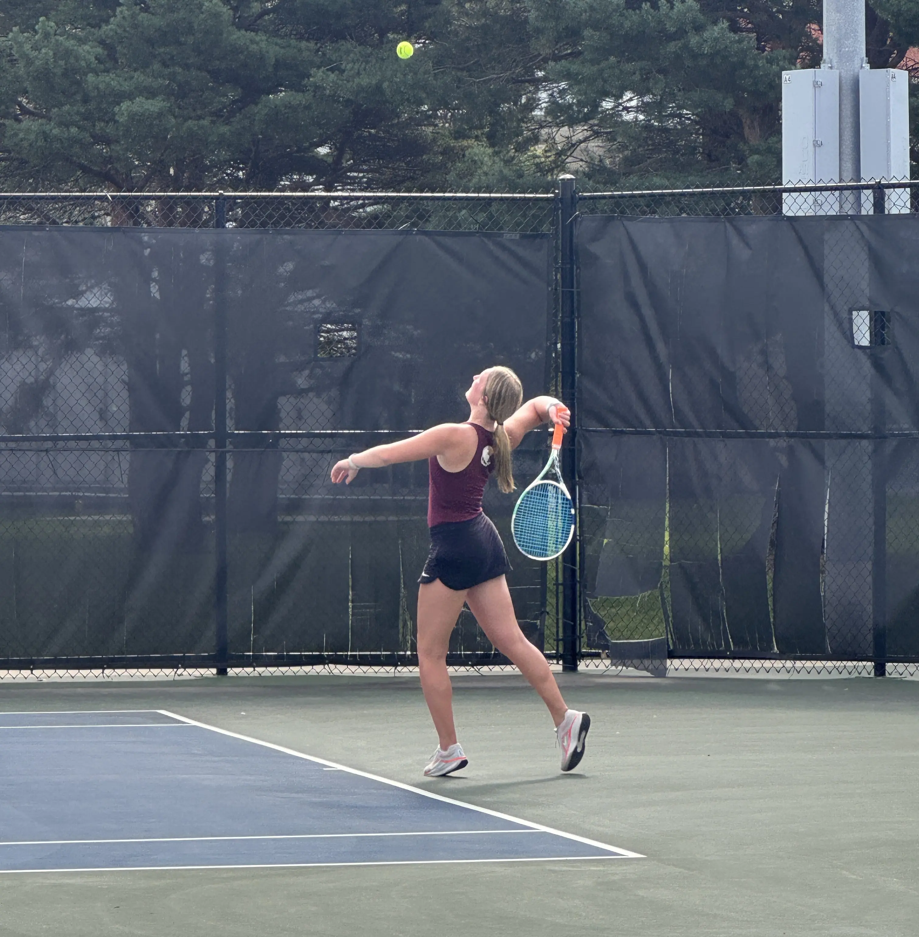  Pella Christian Girls Tennis Begins Busy Week With Win over Dallas Center-Grimes