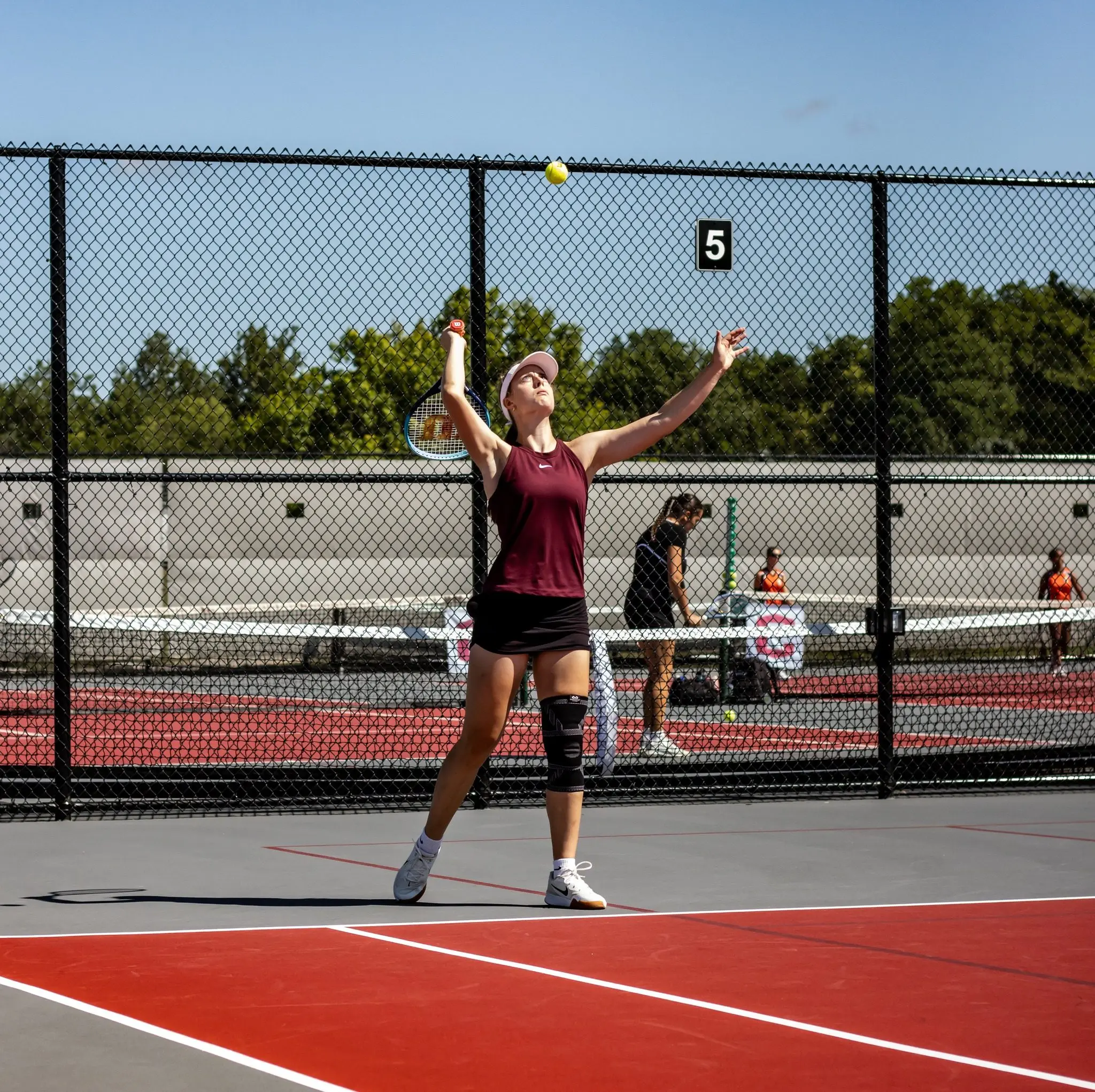 Pella Christian Girls Tennis Moves to 5-1 with Win over Indianola
