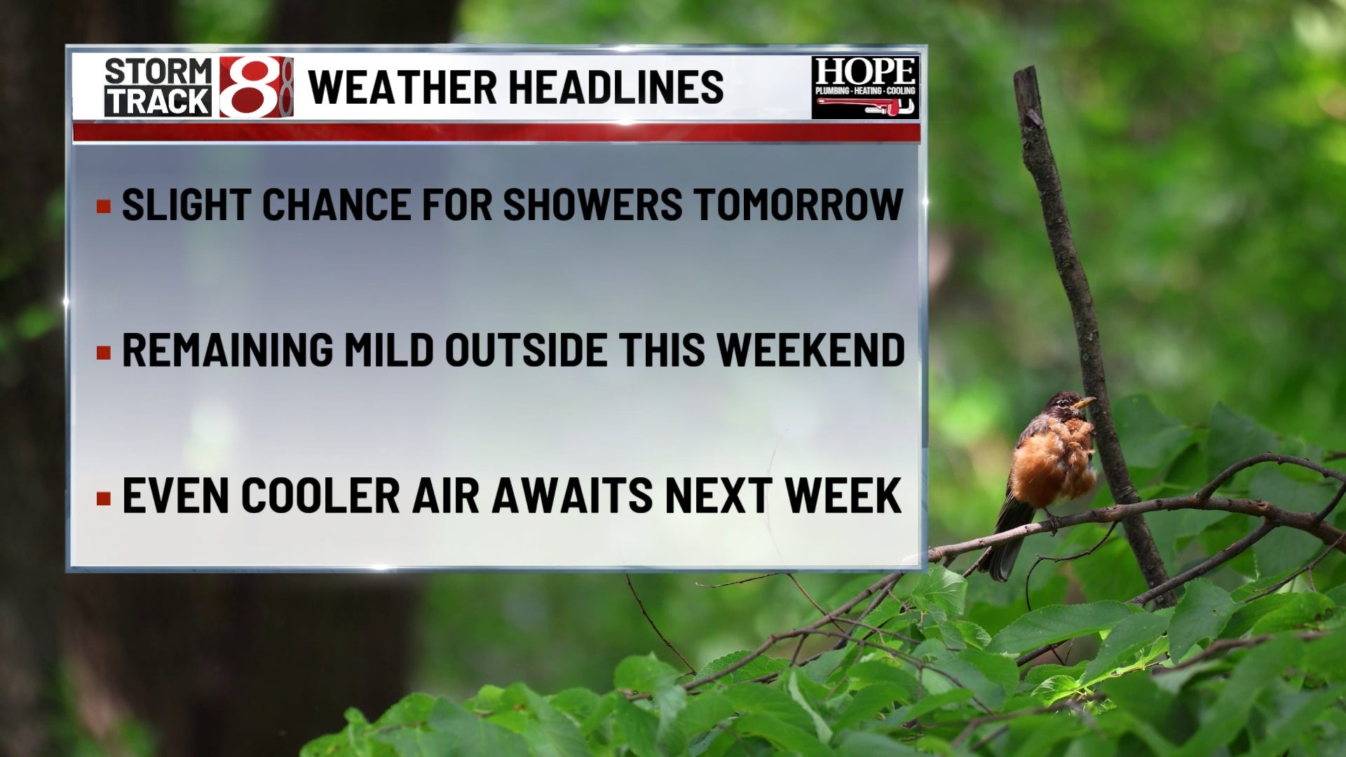 Late-week coolness gives way to early hints of fall next week | Aug. 22, 2025