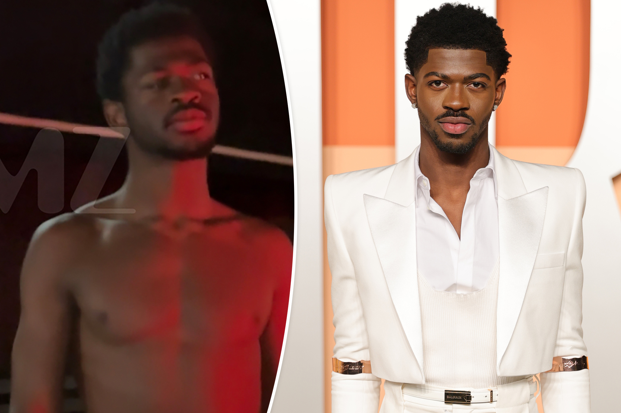  Lil Nas X booked for battery on a police officer after naked arrest, hospitalization