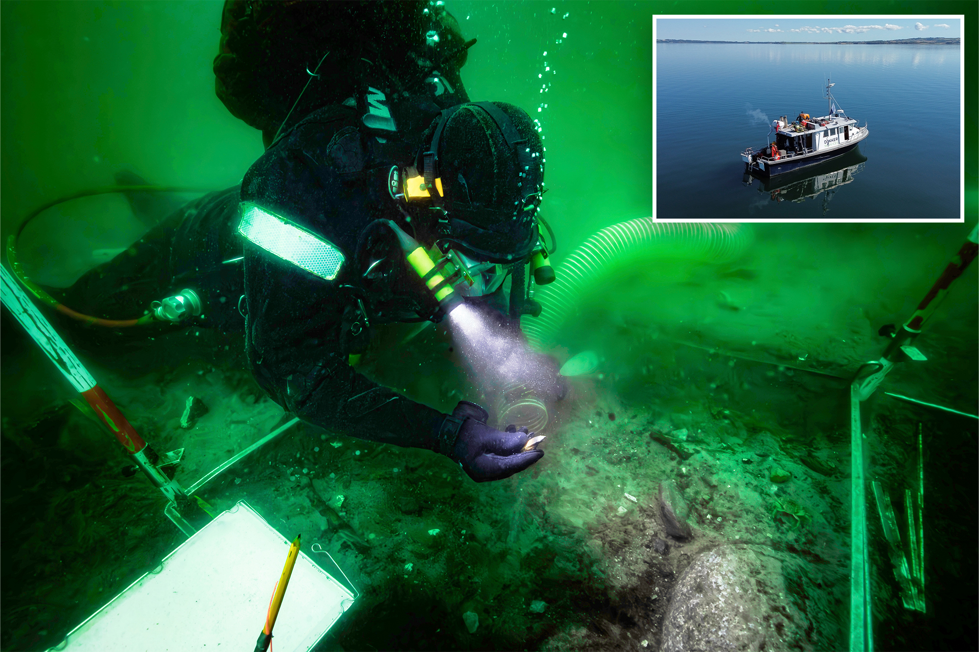  Researchers uncover Stone Age settlement submerged by rising sea levels in Denmark