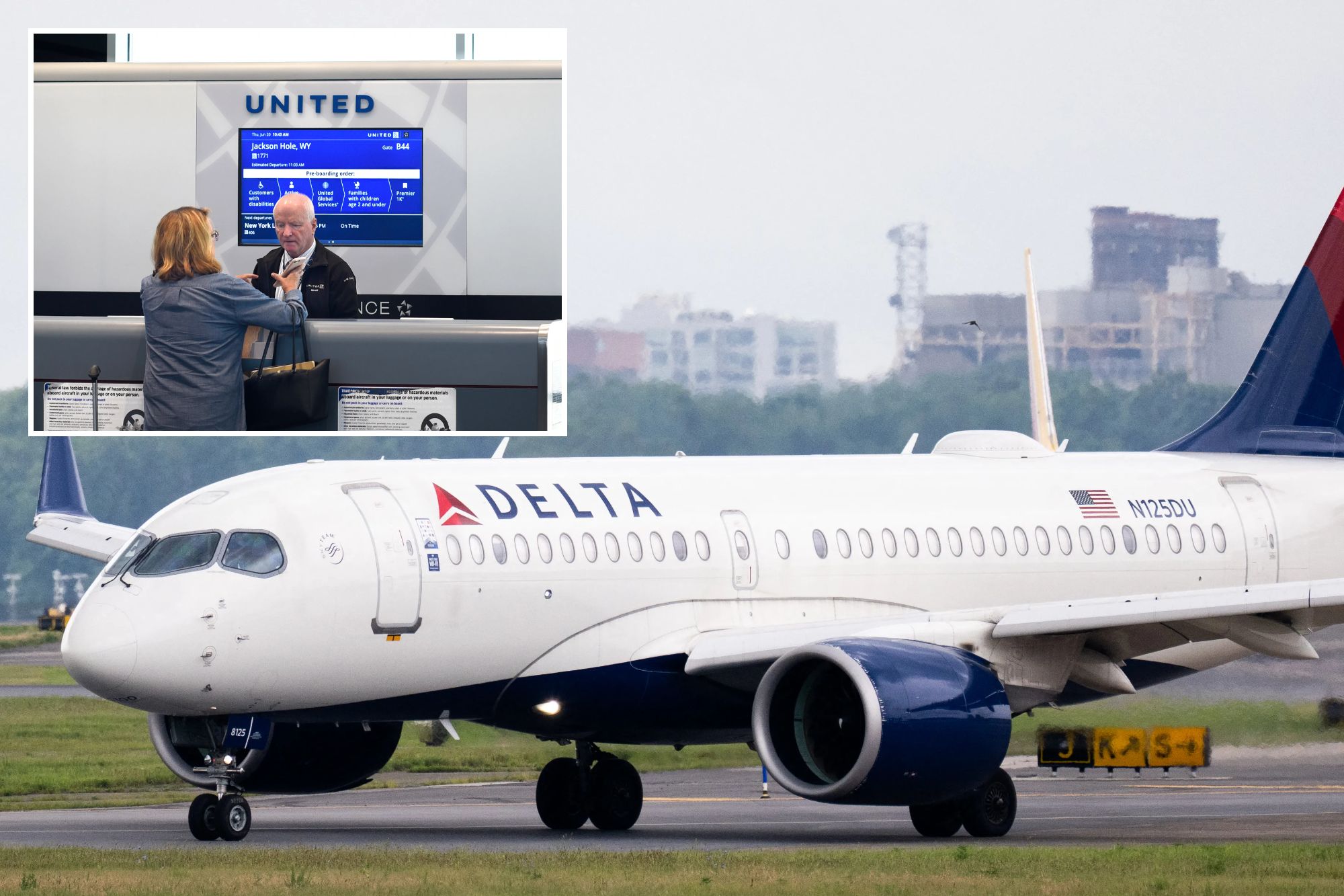 Delta, United Airlines sued for charging extra for windowless ‘window seats’