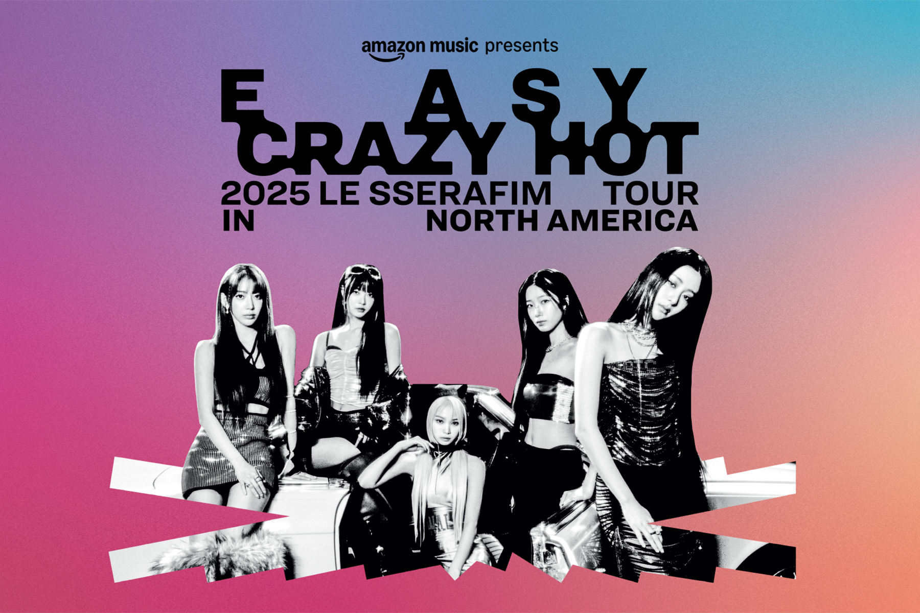 LE SSERAFIM, Amazon Partner On New Tour Merch Collection, Pop-Ups for Fans