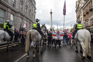 ‘Stop the boats’: Anti-immigration rally in London taps into economic malaise