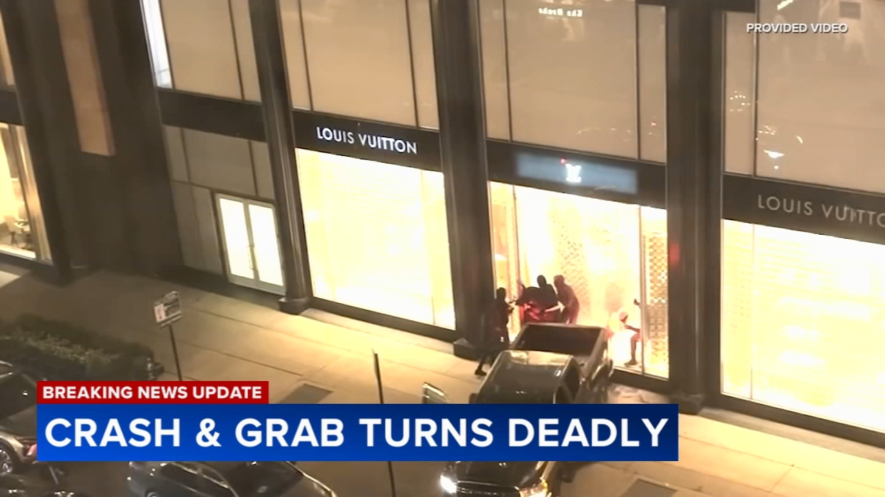 Bystander killed in crash after burglars smash into Magnificent Mile Louis Vuitton store identified