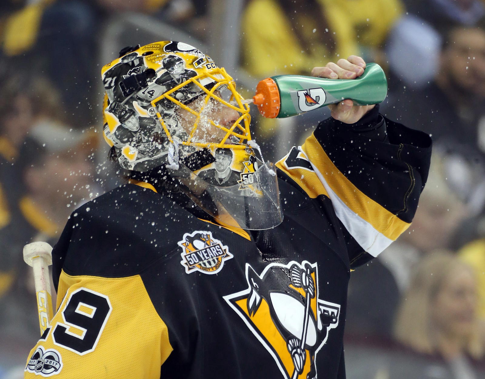 Penguins Send Message To Fans Attending Fleury Practice Session Friday