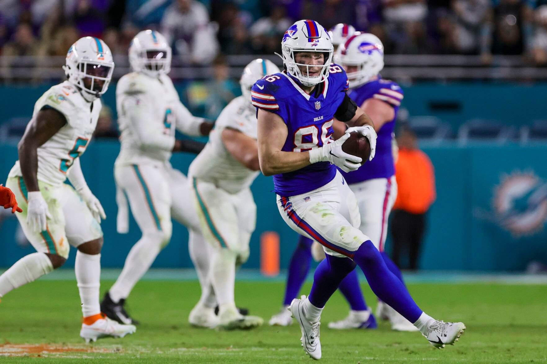 Two teams heading in opposite directions collide when Bills host Dolphins Thursday