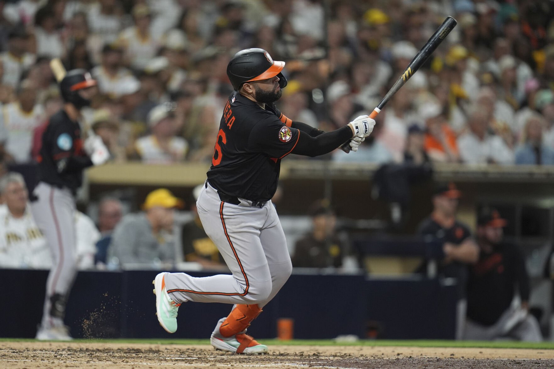 Rivera has 4 RBIs, Wells wins in return as the Orioles beat the Padres 6-2