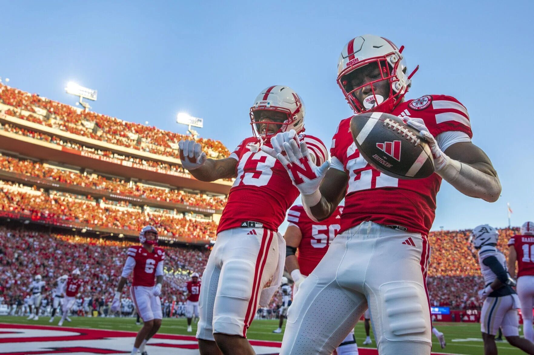 Johnson scores 3 TD’s, Nebraska football crushes Akron 68-0 in home opener