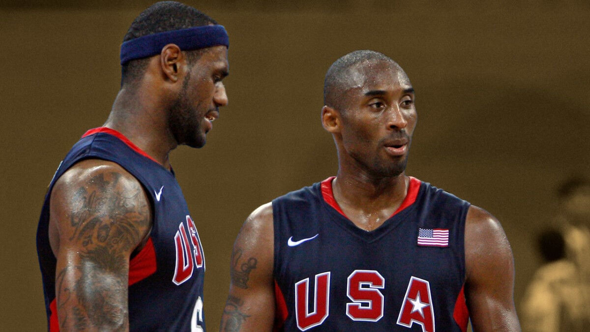 “We couldn’t be doing nothing half-assed” – LeBron James on Kobe Bryant’s effect on the Redeem Team