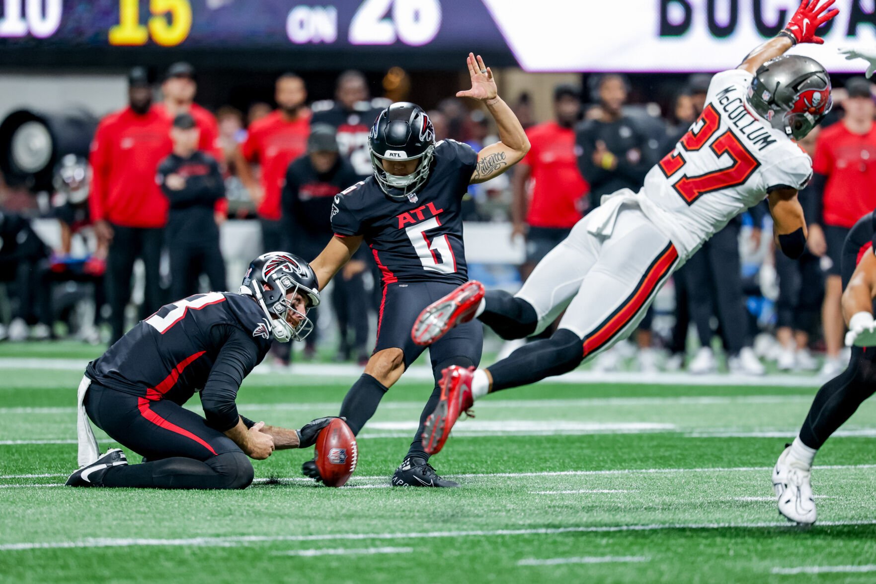 Falcons leave shaky Younghoe Koo home, elevate K Parker Romo