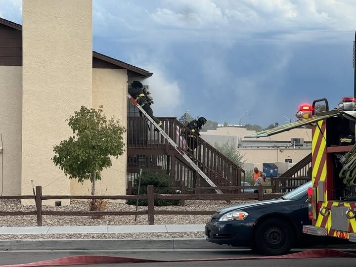 Structure fire in two-story Cimarron Hills 4-plex knocked down