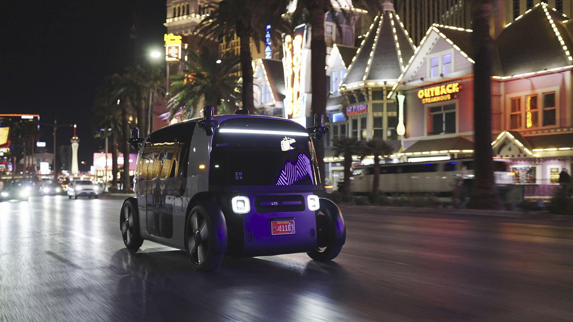  Amazon’s Zoox launches its robotaxi service in Las Vegas