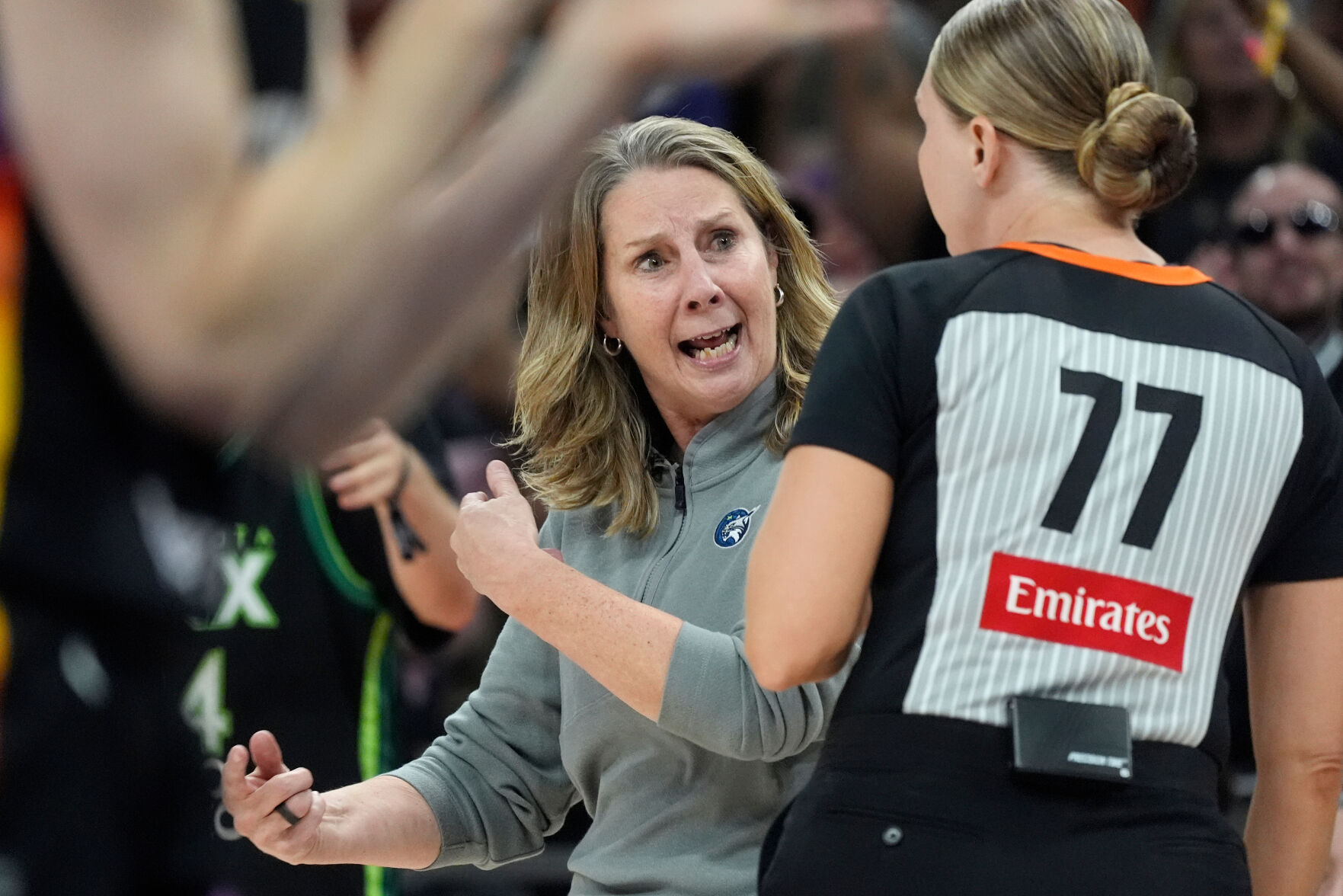 WNBA suspends Lynx coach Cheryl Reeve 1 game for behavior and comments in playoff loss to Mercury