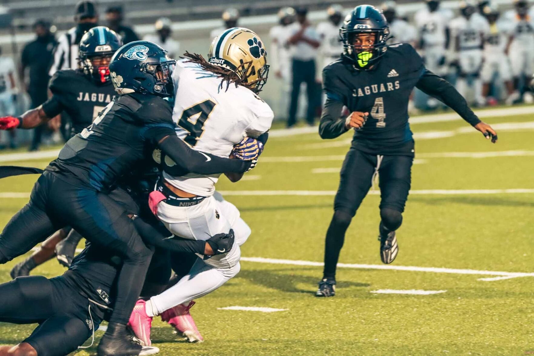 Byrd Breaks Out, Mitchell Scores Four as Jags Cruise to 41-0 Win