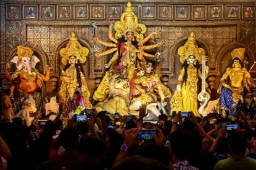  India’s divine designs meld with AI at Durga Puja festival