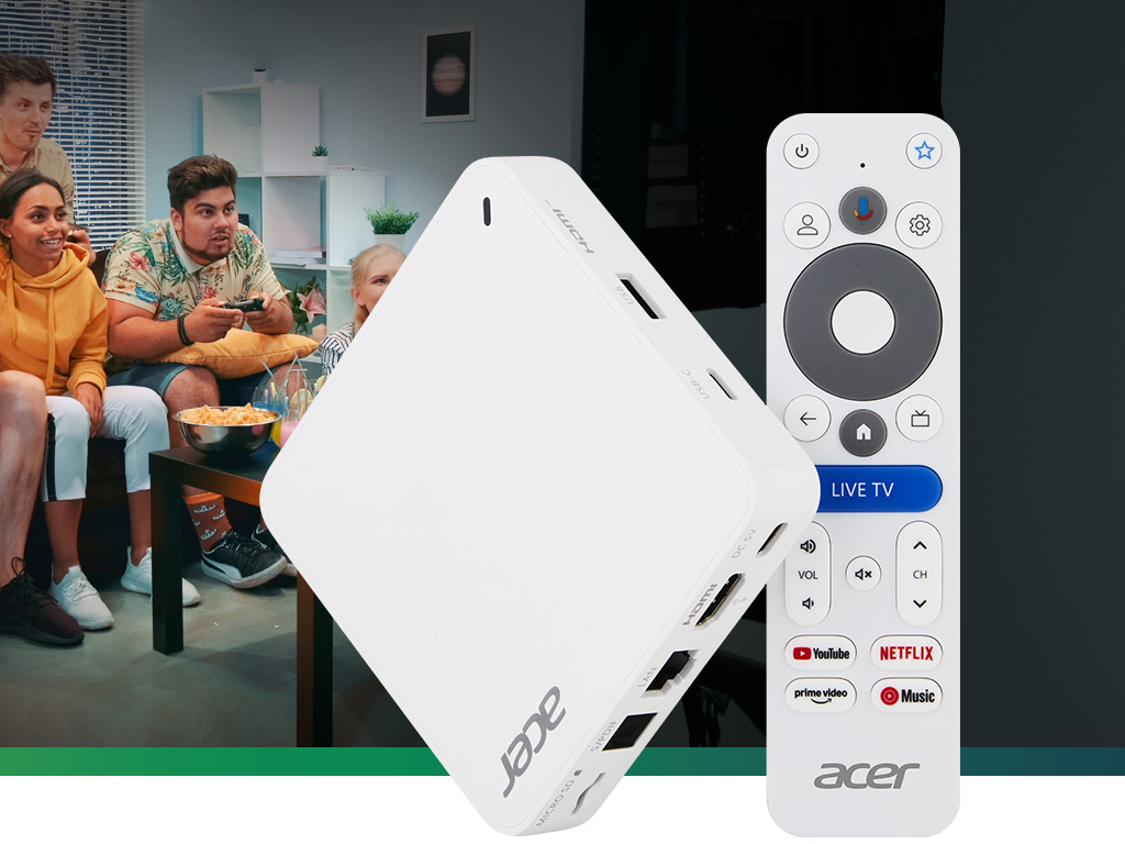  Acer revises specs of its affordable 4K Google TV Box that comes with six ports