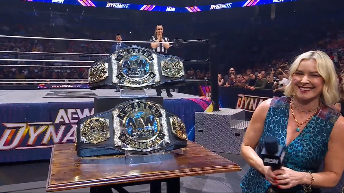 Tony Khan’s important announcement was AEW’s third set of women’s titles