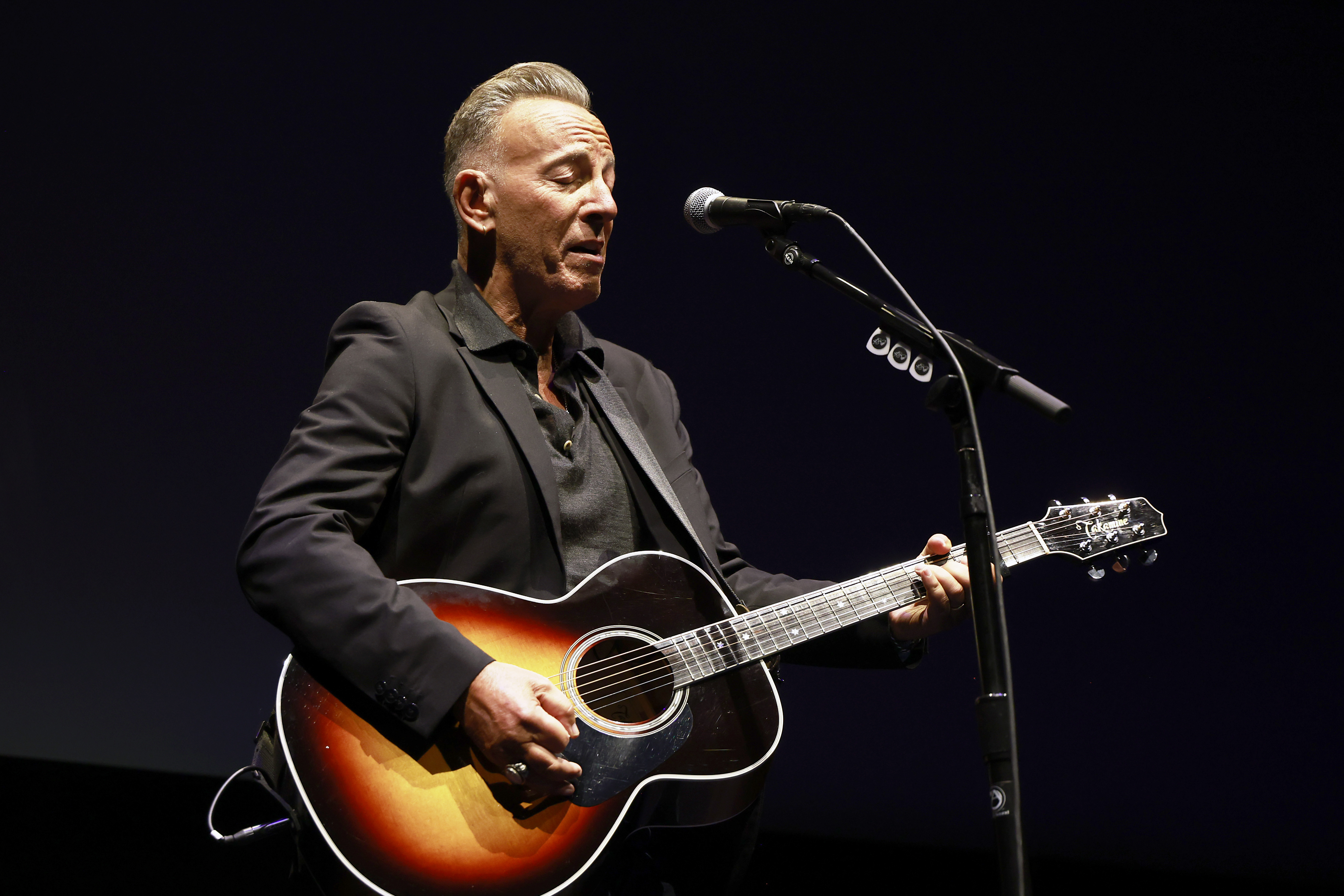 Bruce Springsteen Says America Is Not a Land of ‘Government Censorship or Hatred’ During Surprise New York Film Festival Performance