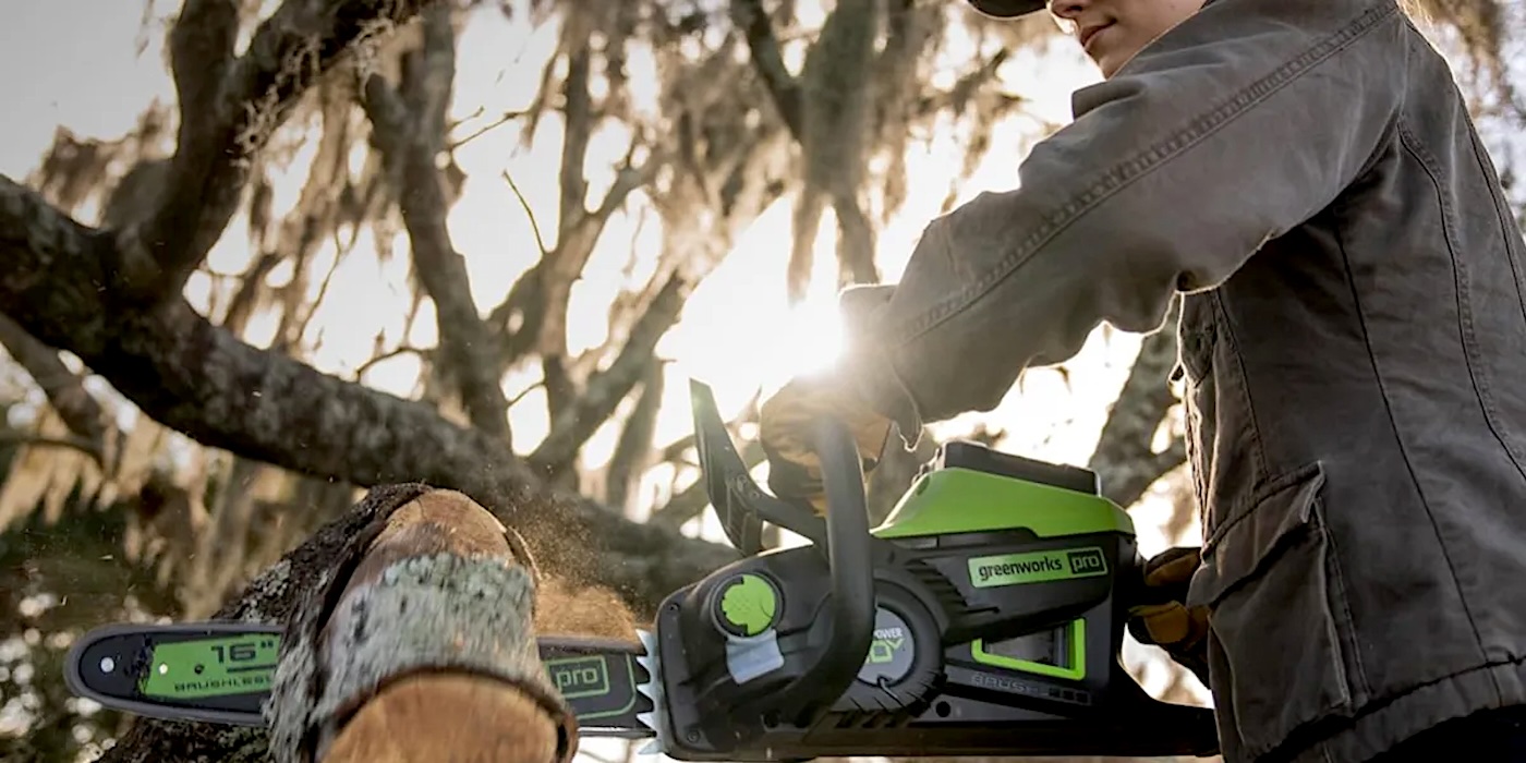 E-quipment highlight: Greenworks 60V cordless electric chainsaw