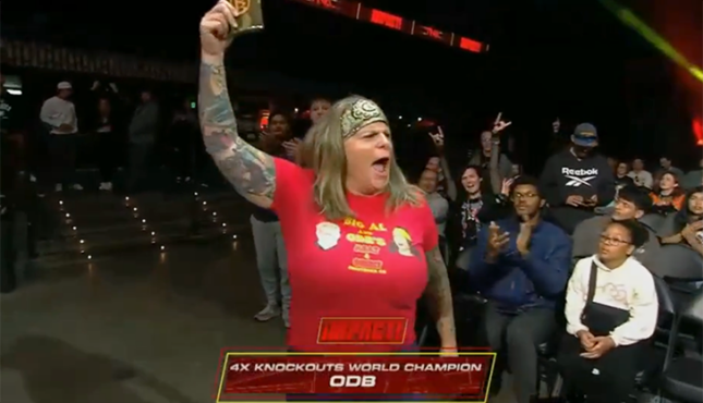 ODB Appears In Crowd At TNA Impact