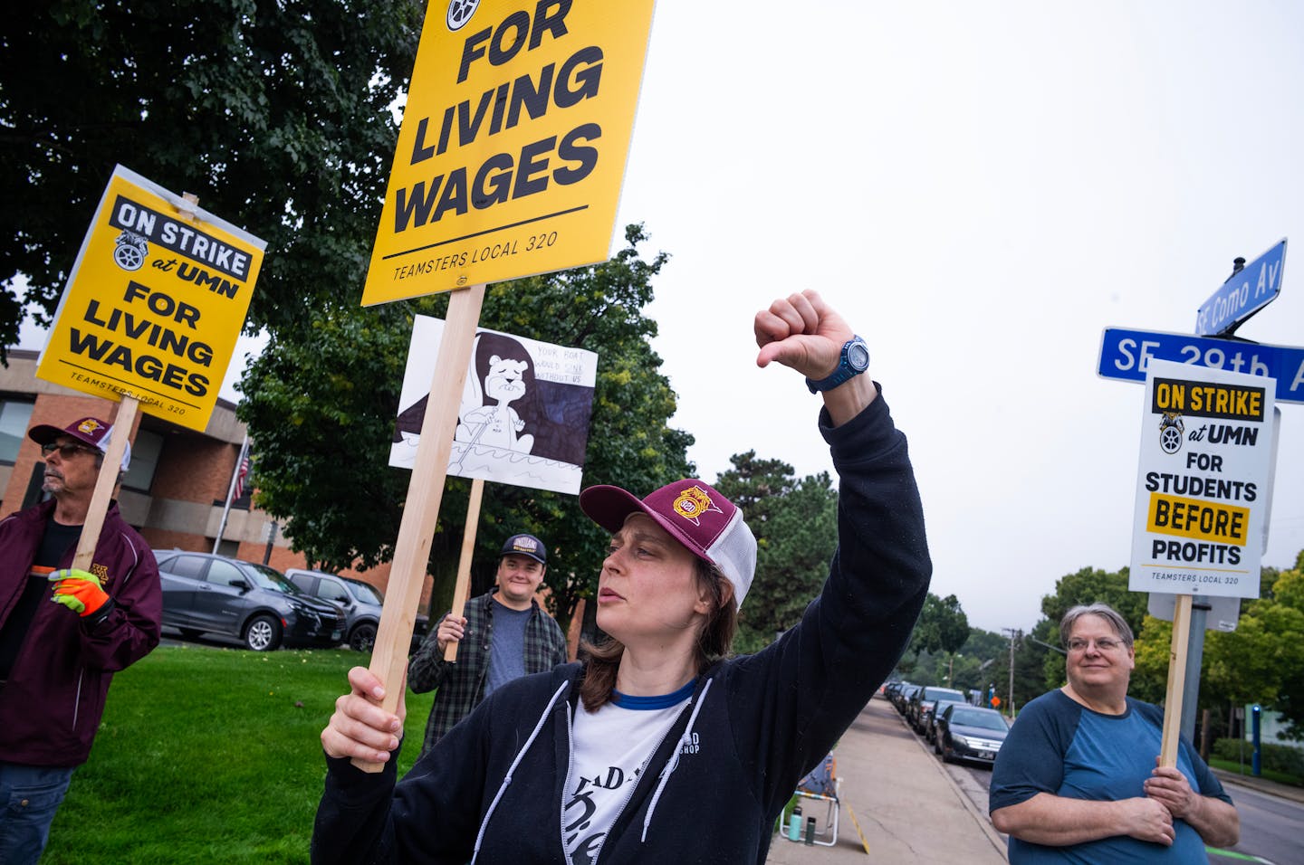 Brooks: Striking university workers hope students miss them — or at least the work they do