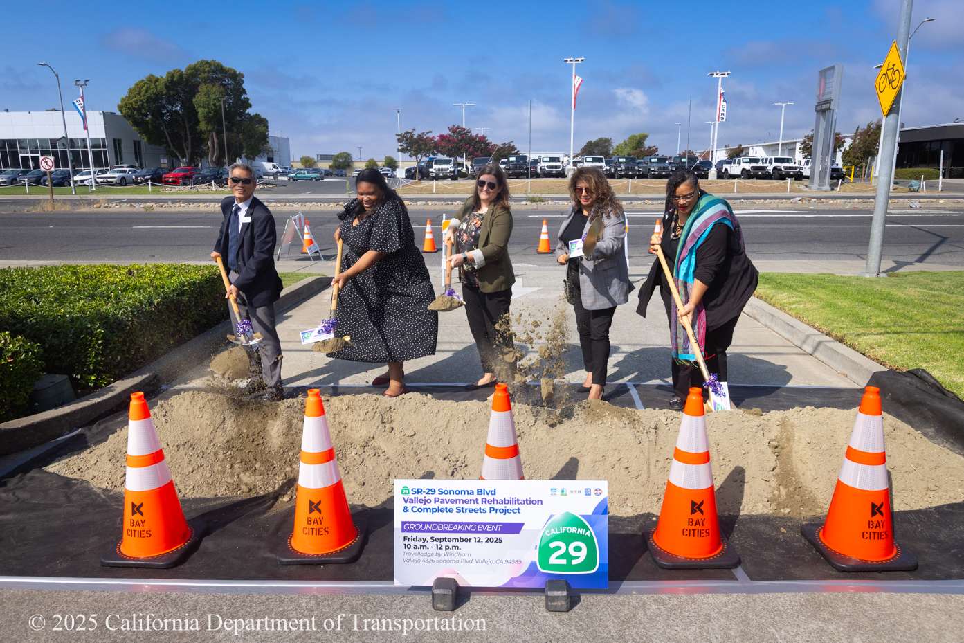 Caltrans breaks ground on Sonoma Boulevard rehabilitation project