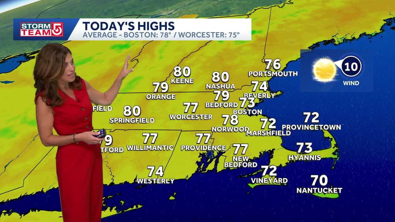 Video: A lot of sunshine, cool air