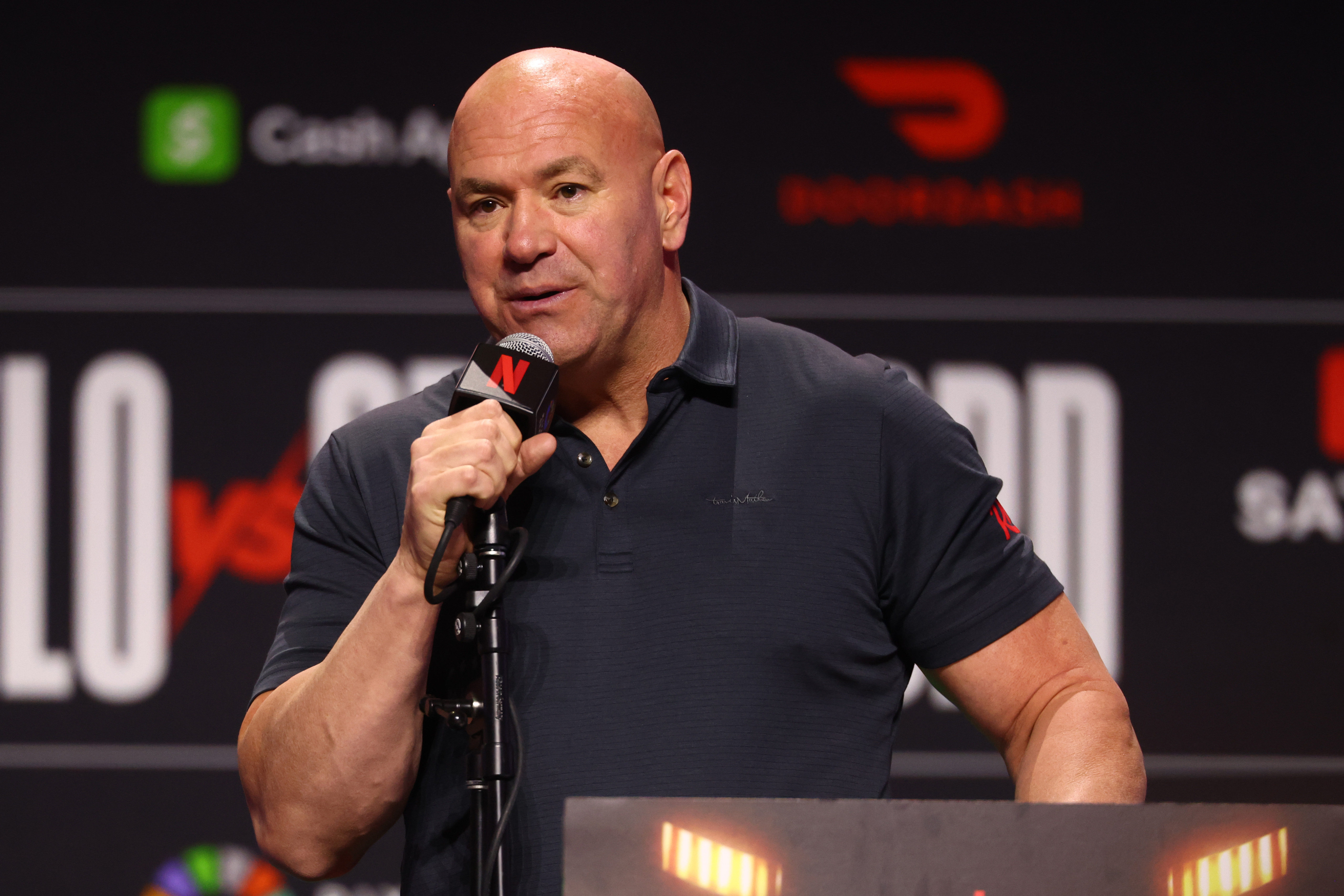 Defensive Dana White under fire for Ali Act attack at Canelo-Crawford presser