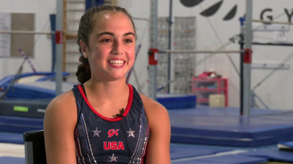  Gabrielle Hardie, 14, is making a splash on USA gymnastics senior national team
