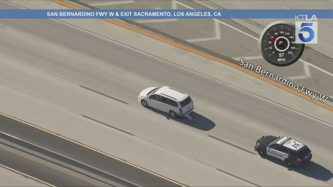 LIVE: Police chase suspect driver in L.A. County
