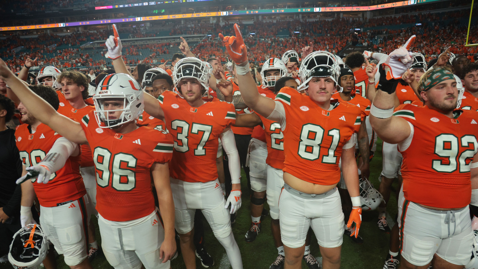 Takeaways from No. 10 Miami’s close win over No. 6 Notre Dame