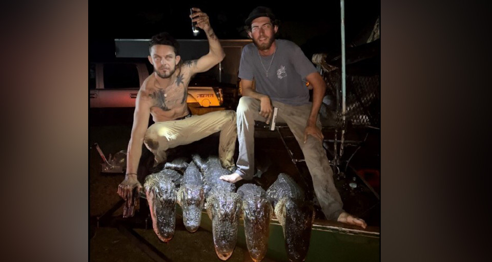  Caught by Snapchat, Florida men arrested for illegal capture, killing of alligators
