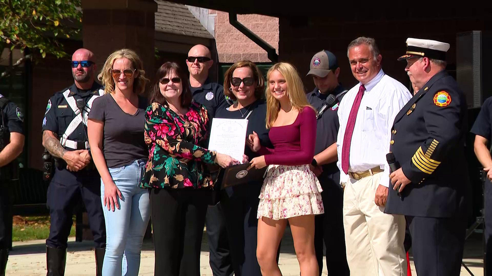 Massachusetts girl honored for rescuing 5-year-old from well
