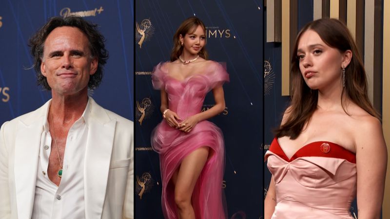 ‘White Lotus’ cast steals fashion limelight at Emmys 2025
