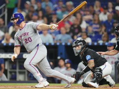 Alcantara pitches into 8th inning, Norby homers in Marlins’ 6-2 win over Mets
