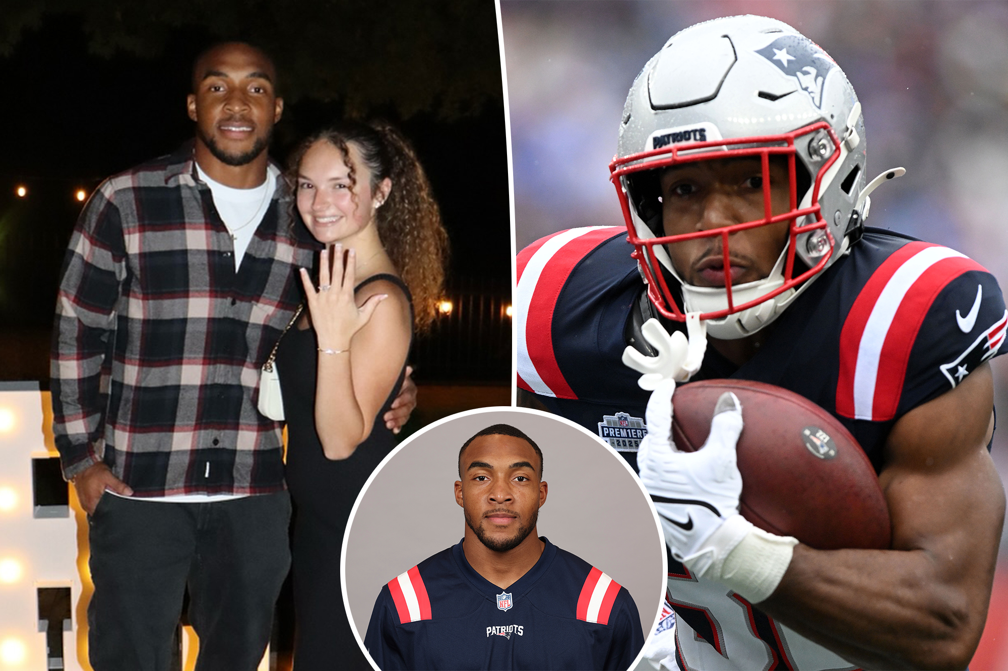  New England Patriots rookie TreVeyon Henderson announces engagement